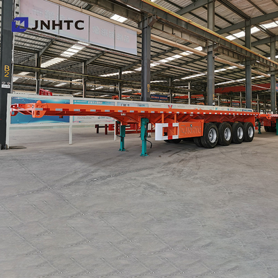 3 ejes 4 ejes 30t 40t Flatbed Flat Bed Container semi remolque para África