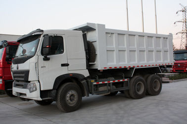 El camión volquete de la construcción de SINOTRUK HOWO A7 30-40 toneladas de RHD 10 rueda adentro blanco