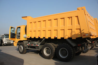70 toneladas de HOWO de la explotación minera del volquete del camión volquete 371HP de cuerpo de acero de alta resistencia del cargo