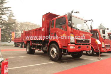 12 toneladas de camión volquete de poca potencia de HOWO 4×2 con 105HP EuroIII delantero levantando 6 neumáticos