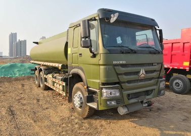 camión de petrolero de gasolina y aceite 15CBM 336HP para el uso del ejército, camiones de reparto de gasolina y aceite