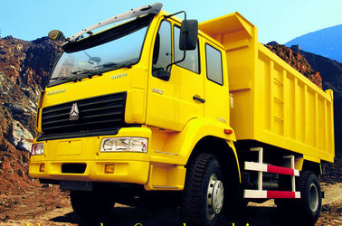 Capacidad de cargamento del color SINOTRUK SWZ del volumen amarillo del camión volquete 6x4 7-15m3 y de 20 toneladas