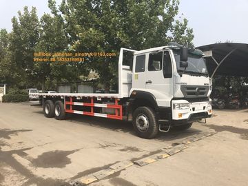 camión plano de Sinotruk Howo de los neumáticos 4x2 6 para 10 - 20T carga Capaicty LHD