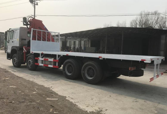 grúa montada camión ZZ1257M4341W de Sinotruk Xcmg de las ruedas de 10T 336hp 10