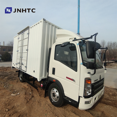 Camión Van Cargo Truck de la caja de SINOTRUK HOWO LHD 6 toneladas de 116hp