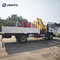 Camión de carga de grúa de transporte de mercancías HOWO Camión de carga de 5 toneladas de cinturón de 290 CV