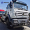 Mejor camión tractor Beiben Euro3 EGR 380hp 6x6 Primero móvil y remolque con larga vida útil
