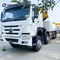 Sinotruk Howo grúa camión 8X4 10 toneladas de carga con grúa plegable 16 ruedas 400hp para la venta