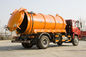 290hp multicolor del camión de la succión de las aguas residuales del motor del EURO II opcional con el sistema de la elevación