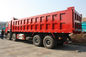 camión volquete resistente rojo de Sinotruk Howo 8x4 de las ruedas 50T 12 con 30M3 la capacidad LHD