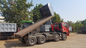 Camión volquete resistente 8×4/camión volquete de Sinotruk Howo para el plano y la elevación de Hyva