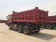 color rojo modelo resistente de Sinotruk Howo7 del camión volquete de 336hp 18M3 6x4 40T