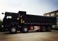 El camión volquete resistente del poder de caballo 371 70 toneladas carga el camión volquete 8×4