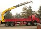 Grúa montada camión de 16 toneladas, grúa SQ16ZK4Q ISO CCC del camión del auge del nudillo