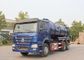 camión azul de la succión del vacío de las aguas residuales del camión 6x4 de la basura de las aguas residuales del color 336HP
