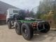 Camión del tractor del blanco 371hp 6x6 Howo 7 del pivote central 90#