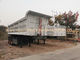 Sinotruk tres Axle Front remolques resistentes de 50 toneladas semi para el transporte de la arena