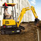 Maquinaria de construcción pesada de SDLG ER616F 1 Ton Mini Excavator