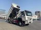 Descarga de elevación media Truck371HP 6X4 20CBM del sistema SINOTRUK HOWO 25 toneladas de carga