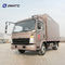 SINOTRUK HOWO 6 toneladas de 116hp LHD de camión Van Cargo Truck de la caja