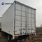 Camión Van Cargo Truck de la caja de SINOTRUK HOWO LHD 6 toneladas de 116hp