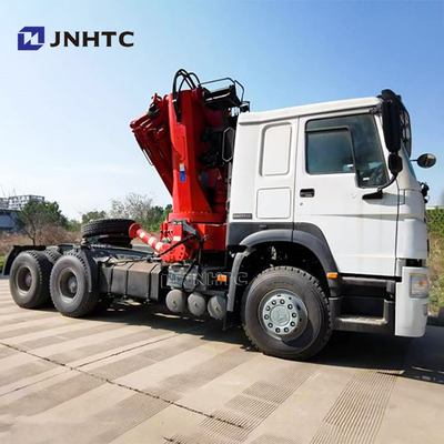 Precio de fábrica Sinotruk HOWO 6x4 camión tractor con grúa plegable de 10 toneladas