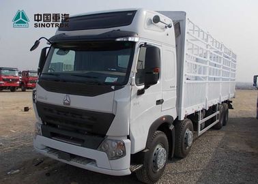 Camión pesado del cargo de A7 Howo Sinotruk 8x4 50T con el contenedor para mercancías de la longitud de los 7M
