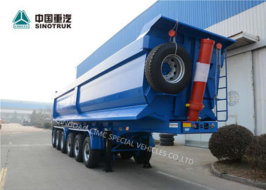 CIMC semi árboles de alta resistencia del camión y del remolque 6 del acero 120 toneladas en azul