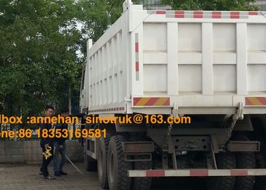Ghana 6x4 10 rueda el mediados de camión de volquete de elevación resistente del camión volquete 20M3 LHD