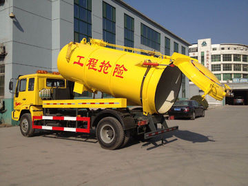 estándar de emisión del euro II del camión de la succión de las aguas residuales del vacío de 336/371HP Sinotruk 6x4