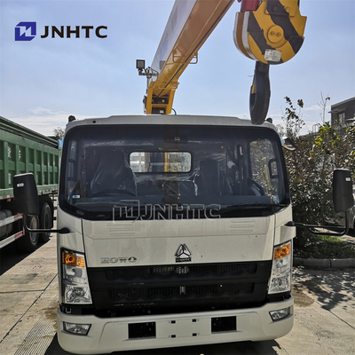 Luz de Sinotruk Howo 4X2 que se resume el auge Crane Truck 5 toneladas