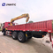 Sinotruk HOWO 6x4 camión grúa de brazo recto 10 ruedas 340hp 10 toneladas