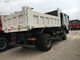 Policía motorizado resistente profesional blanco del camión volquete 6 de 20-30T Sinotruk 4x2 para el sistema medio de la elevación