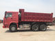 6x4 16m3 10 rueda los camiones de volquete resistentes de LHD con el neumático Tr668 Tr691 de la marca del triángulo