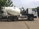 cabina blanca concreta del color Hw76 de Sinotruk Howo7 del camión del tanque del mezclador de 6x4 8M3