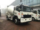 Camión 4 M3 del mezclador de cemento de la marca de Sinotruk Howo7 para la planta de procesamiento por lotes por lotes concreta