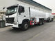 Camión de reparto del aceite de la estructura de acero de 371 de caballo del poder de gasolina del depósito ruedas del camión 10