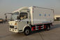 camión durable de poca potencia 4x2 de la caja del congelador 10T para el transporte de la carne y de la leche