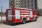 coche de bomberos del rescate del motor 400HP con el tanque y los canon del agua de agua de la capacidad de 8 toneladas