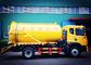 Ejes delanteros diesel del camión HF7 de la succión de la alcantarilla del color amarillo SINOTRUCK 6M3