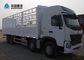 Camión pesado del cargo de A7 Howo Sinotruk 8x4 50T con el contenedor para mercancías de la longitud de los 7M