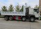 8 x 4 material del camión de volquete Q345 resistentes, camión volquete cargado de 50 toneladas