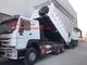 Camión volquete resistente blanco de Sinotruk Howo7 del color, policía motorizado 10 20 toneladas de 6x4 de camión de volquete