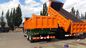 Elevación anaranjada pesada del frente del color de los camiones de volquete de la descarga de Beiben NG80 6x4 380hp