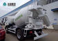 Howo 4x2 4CBM Mini Concrete Mixer Truck con el color blanco está listo en fábrica
