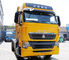 Estándar de emisión amarillo del euro II del camión 290hp del tractor de Sinotruk 4x2 Howo del color