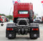 Camión volquete del tractor remolque de SINOTRUK STEYR 4X2 en el color rojo para la tonelada 8-20