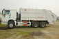 6x4 camión del compresor de la basura del estándar de emisión del euro II, camión de basura compacto 12m3