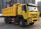 50t camión volquete resistente amarillo de la carga los 75km/H