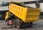 50t camión volquete resistente amarillo de la carga los 75km/H
